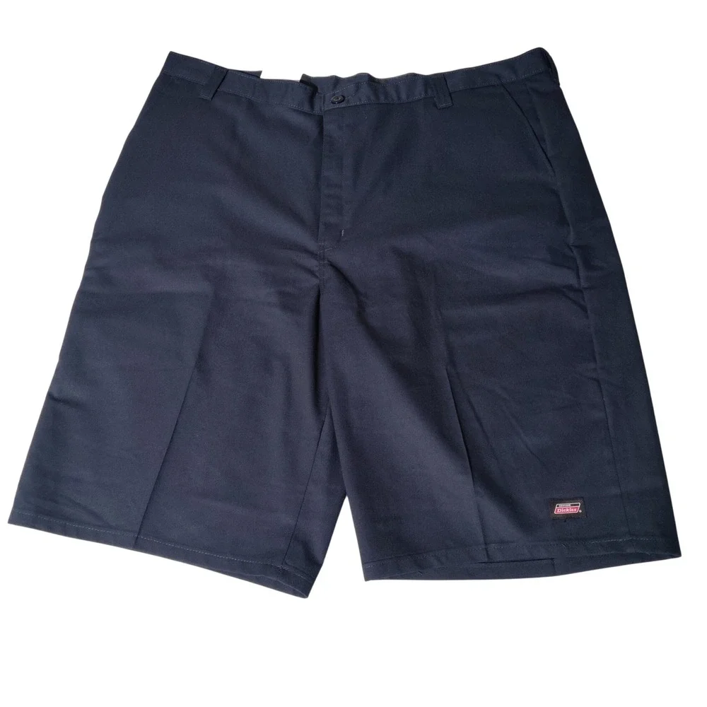 Dickies Mens Relaxed Fit Flex Essential Work Shorts Navy Blue 44 (44x12.5)